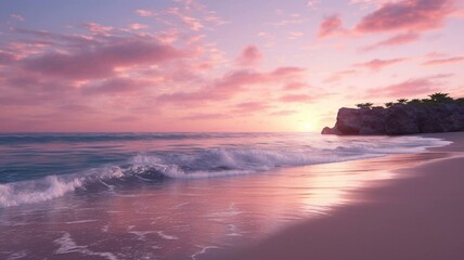 Obraz premium sunset over the sea
