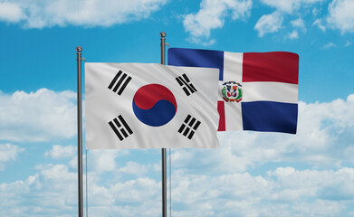 Belgium and South Korea flag