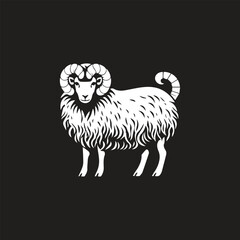 Sheep design vector template