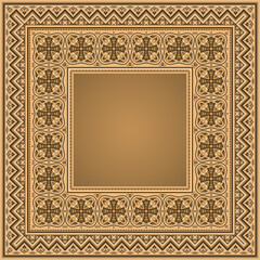 Vector abstract decorative ethnic ornamental illustration