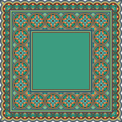 Vector abstract decorative ethnic ornamental illustration