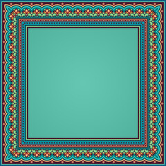 Vector abstract decorative ethnic ornamental illustration