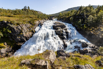 Vørgingsfossen - Wasserfall Norwegen 5