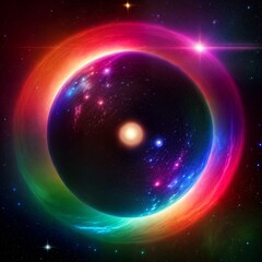 Obraz premium Picture AI planet in space