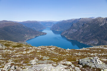 Wanderung auf den Molden - Lustrafjord Norwegen 16
