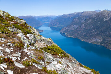 Wanderung auf den Molden - Lustrafjord Norwegen 14