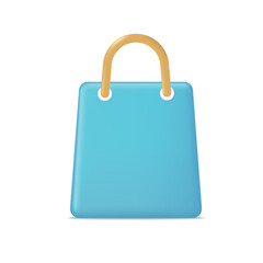 Shopping bag, handbag. Sale, discount, promotion, shopping concept. Vector