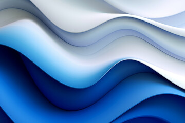 Abstract blue and white illustration background