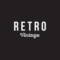 Logo design typography vintage retro badge for business , clothing , barber , restaurant and bar.