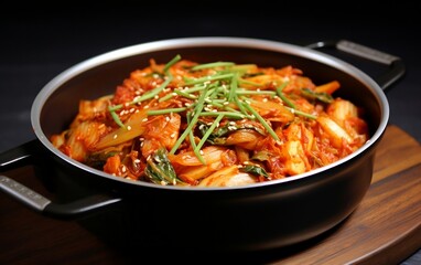 Kimchi Korean dish. Generative AI