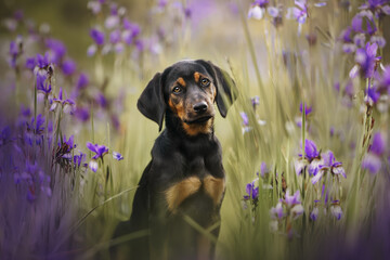 Bracke Welpe im Lilienfeld © Dora