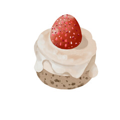 cake with strawberry