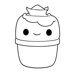 hand drawn illustration of a cup of coffee