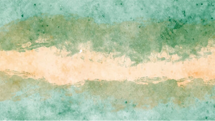 Green watercolor background for textures backgrounds and web banners design