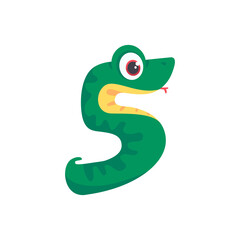 Dinosaur Alphabet and Numbers Illustration for nursery boys birthday party