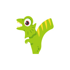 Dinosaur Alphabet and Numbers Illustration for nursery boys birthday party