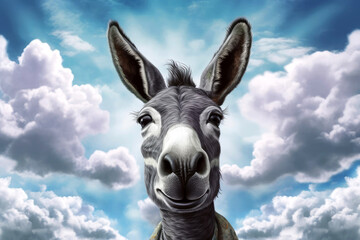 Aspirations Above: The donkey on a Pillar to the Skies