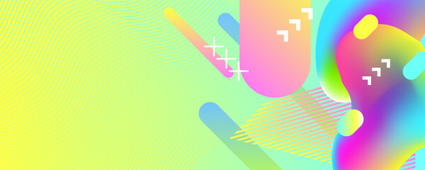 Sale summer backgrounds colorful 3d holiday vector Illustration graphic design poster flyer leaflet party