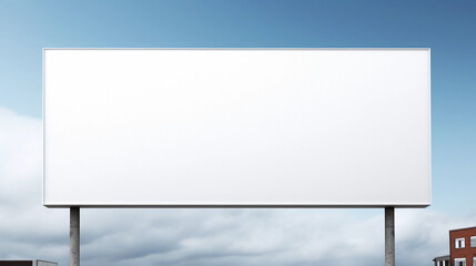 Obraz premium a blank horizontal street sign on the side of the road created by generative AI