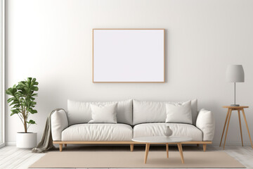 Decorative painting mockups in the bed room