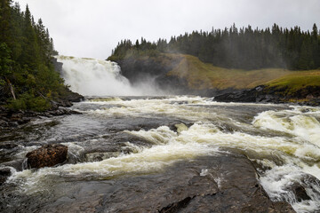 Tännforsen Wasserfall - Schweden 6