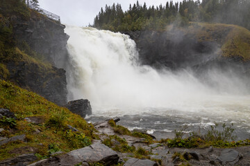Tännforsen Wasserfall - Schweden 3