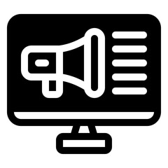 Digital Marketing Icon. Digital marketing concept. Outline icon