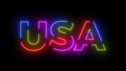 USA text. Laser vintage effect. Retrò style.