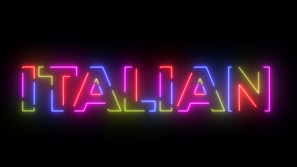 Italian text. Laser vintage effect. Retrò style.