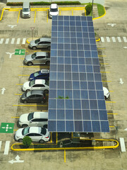Eco parking lot charging station