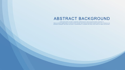 Abstract gradient light blue wavy for banner, brochure and website background.