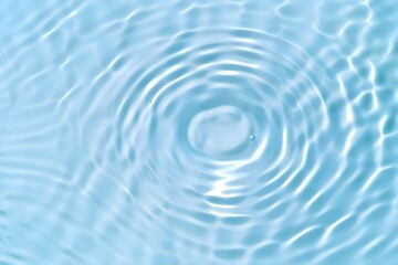 Tranquil blue water background, rippling surface, top view, upscale texture ideal for product displays, serene, captivating, high-definition, Generative AI, Generative, KI

