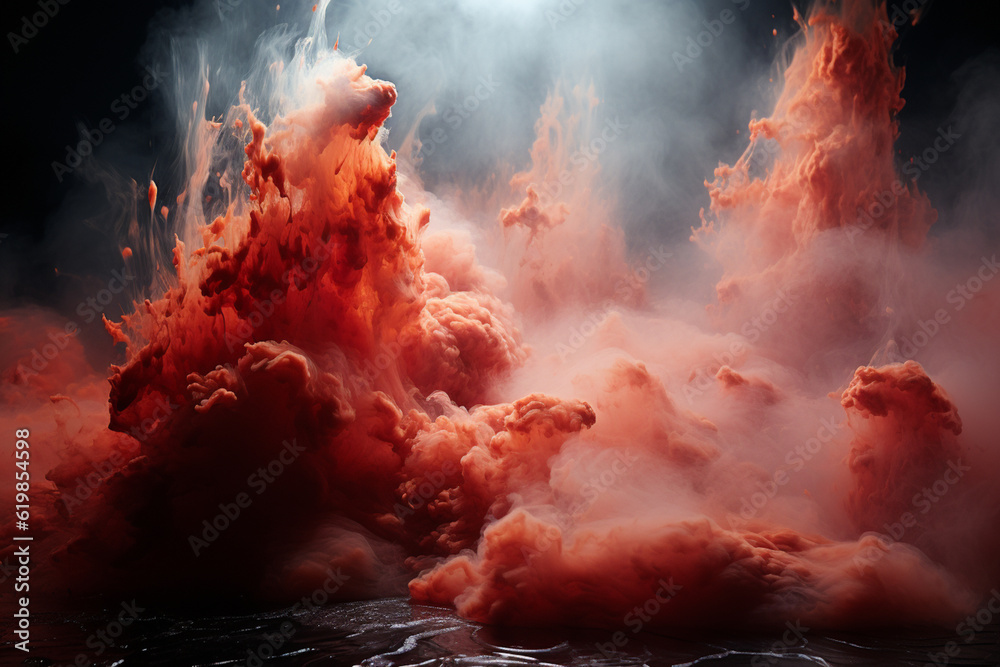 Fototapete an experimental video art piece that explores the rhythmic and pulsating nature of a geyser's erupti