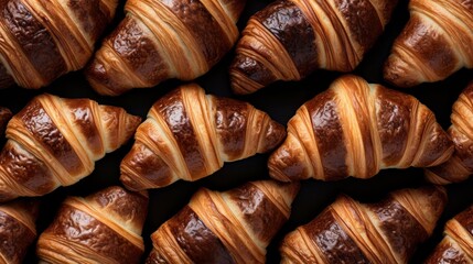 butter croissant with chocolate