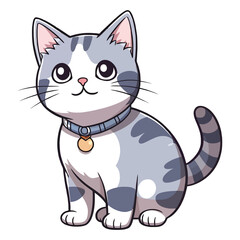 Obraz premium Classic Beauty: The American Shorthair in All Its Glory