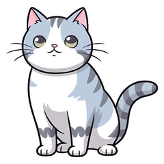 Obraz premium Classic Beauty: The American Shorthair in All Its Glory