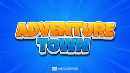  vector 3d editable text effect font