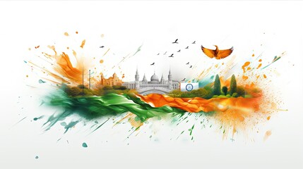 India Independence Day evokes a jubilant celebration of joy, happiness, enthusiasm and freedom. It fills hearts with pride, unites diverse communities, and symbolizes the triumph of liberty and unity.
