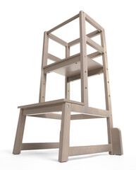 Ladder for a toddler isolated