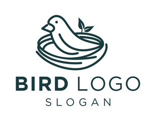 Logo about Bird on a white background. created using the CorelDraw application.