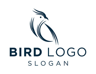 Logo about Bird on a white background. created using the CorelDraw application.