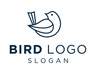 Logo about Bird on a white background. created using the CorelDraw application.