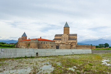 Obraz premium The Alaverdi, Georgian Orthodox monastery located in the Kakheti region of eastern Georgia