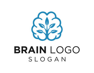 Logo about Brain on a white background. created using the CorelDraw application.