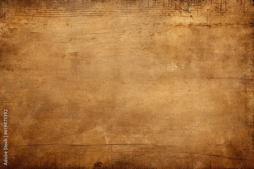 Fototapete ai generated rustic old brown paper background for writing text in vintage retro style
