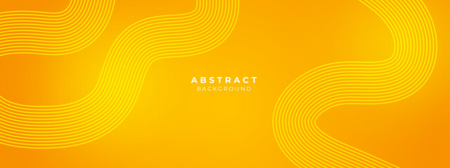 Minimal yellow geometric shapes abstract modern background design. Design for poster, template on web, backdrop, banner, brochure, website, flyer, landing page, presentation, certificate, and webinar