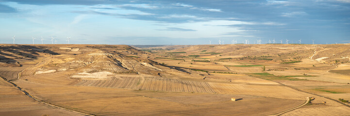 Fototapeta na wymiar Panoramic View of the Meseta, Spain