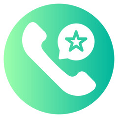 phone call gradient icon