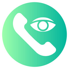 phone call gradient icon