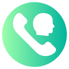 phone call gradient icon